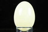 Polished Green Onyx Stone Egg - California #308868-1